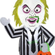 3' Gemmy Airblown Inflatable Halloween Car Buddy Beetlejuice w/ Treat Sack