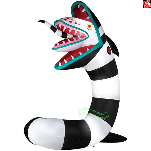 13' Gemmy Airblown Inflatable Halloween Colossal Beetlejuice Sandworm