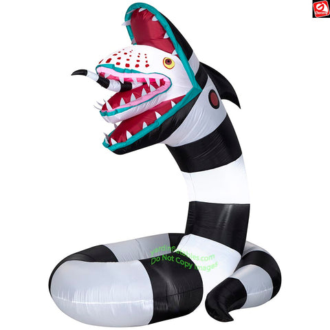 6' Gemmy Airblown Inflatable Halloween Beetlejuice Sandworm