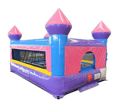 Junior Pink Castle Indoor Bounce House with Blower
