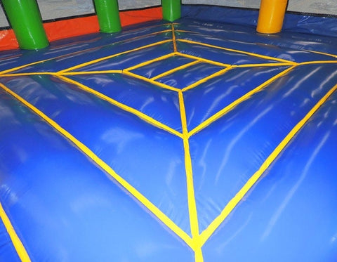 22' x 22' Big Bubba Giant Rainbow Bounce House with Blower