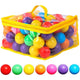 120 Count 7 Colors BPA Free Crush Proof Plastic Balls for Ball Pit Balls for Toddlers Kids 2.2 Inches Balls Toys