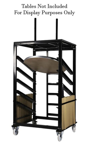 Heavy Duty Steel Moving Cart for 36" Bistro / Cocktail Tables