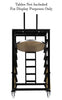 Image of Heavy Duty Steel Moving Cart for 36" Bistro / Cocktail Tables