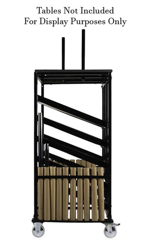 Heavy Duty Steel Moving Cart for 30" Bistro / Cocktail Tables