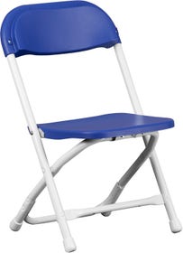 Kids Blue Plastic Folding Chairs