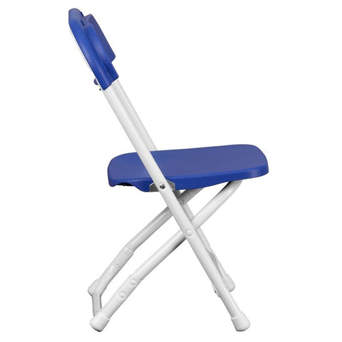 Kids Blue Plastic Folding Chairs