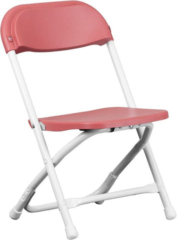 Kids Red Plastic Folding Chairs