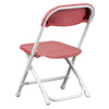 Image of Kids Red Plastic Folding Chairs