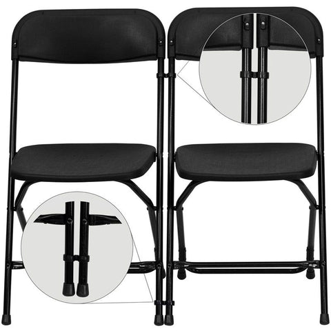 Black Plastic Ganging Clips - 2 Pack