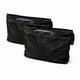 Black Commercial Vinyl Sandbags for Inflatables, 2 Pack