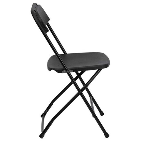 Black Plastic Folding Chairs
