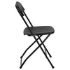 Image of Black Plastic Folding Chairs