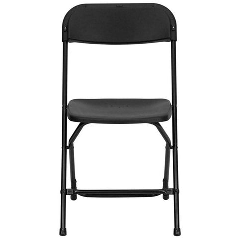 Black Plastic Folding Chairs