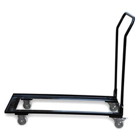 Rolling Folding Chair Cart - Black, Standard
