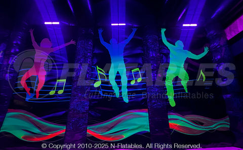 Boom Box™ Blacklight Bouncer by Cutting Edge