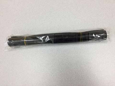 Moose Supply Solid Black Vinyl Strip 12" x 60"