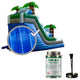 Moose Supply Inflatable Bounce House Vinyl Repair Kit, Blue Marble with 4 oz. HH66 Glue