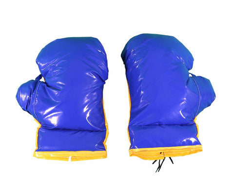 Blue Replacement Boxing Gloves for Inflatable Boxing Ring