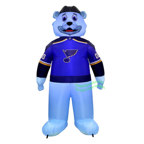 7' Air Blown Inflatable NHL St. Louis Blues Louie Mascot