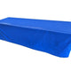 Vinyl 8' Banquet Table Cover, Solid Blue