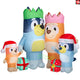 7.5' Gemmy Airblown Inflatable Christmas Bluey Family Scene w/ Presents