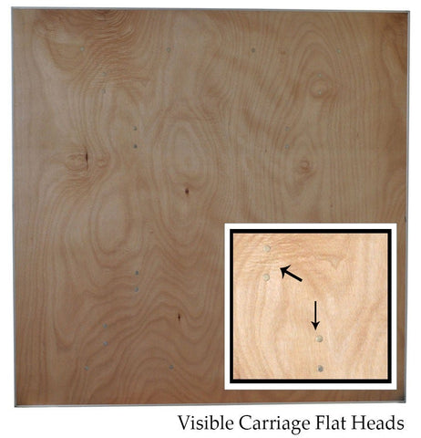 36" Square Wood Folding Commercial Table