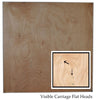Image of 36" Square Wood Folding Commercial Table