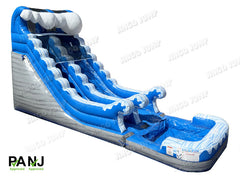 16 FT Ocean Wave Wet and Dry Water Slide