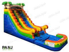 16 FT Tropical Wet and Dry Water Slide