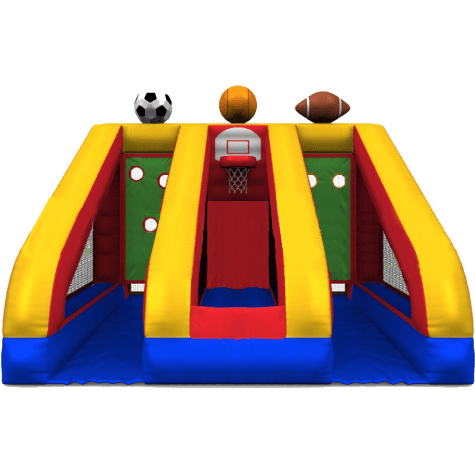 13'H Sports Challenge Inflatable Combo by Bouncer Depot SKU# 5023