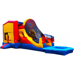 14'H Module Combo Inflatable Bouncy House With Pool by Bouncer Depot