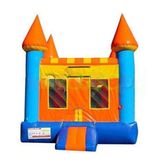 14'H Orange Castle by Bouncer Depot