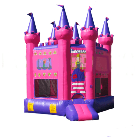 Bouncer Depot Commercial Bouncers 14' Pink Princess Castle Commercial Bounce House by Bouncer Depot 1011 14' Pink Princess Castle Commercial Bounce House Bouncer Depot SKU#1011