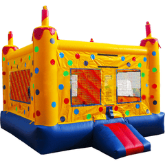 Bouncer Depot Commercial Bouncers 15'H Birthday Cake Commercial Grade Bouncy House by Bouncer Depot 1010 15'H Birthday Cake Commercial Grade Bouncy House Bouncer Depot #1010