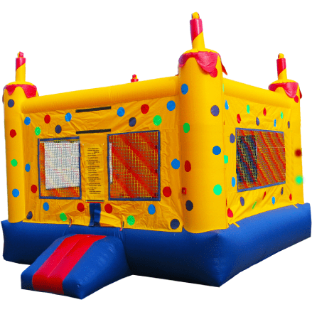 Bouncer Depot Commercial Bouncers 15'H Birthday Cake Commercial Grade Bouncy House by Bouncer Depot 1010 15'H Birthday Cake Commercial Grade Bouncy House Bouncer Depot #1010