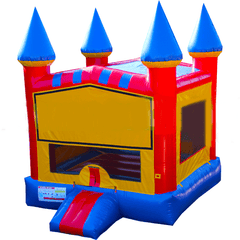 15'H Rainbow Module Castle Bounce House by Bouncer Depot