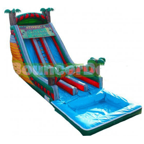 21'H Toxic Tropical Slide by Bouncer Depot SKU# 2130