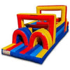 Image of Bouncer Depot Commercial Bouncers 30 Feet Rainbow Inflatable Obstacle Course by Bouncer Depot 781880250364 4017 30 Feet Rainbow Inflatable Obstacle Course by Bouncer Depot SKU# 4017