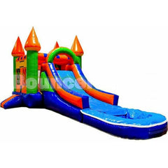 15'H Wet Dry Castle Combo Bounce House by Bouncer Depot SKU # MC011P