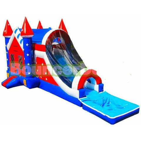 15'H All American Castle Inflatable Combo Jumper by Bouncer Depot