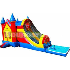 15'H Rainbow Castle Inflatable Combo Jumper Bouncer Depot SKU #3012P