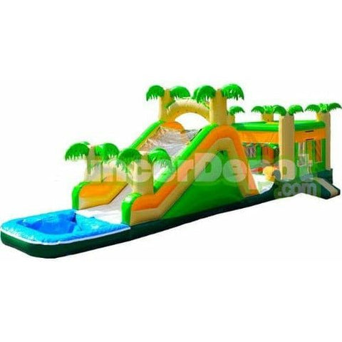 15'H Tropical Moon Jump Slide Combo by Bouncer Depot SKU# 3046P