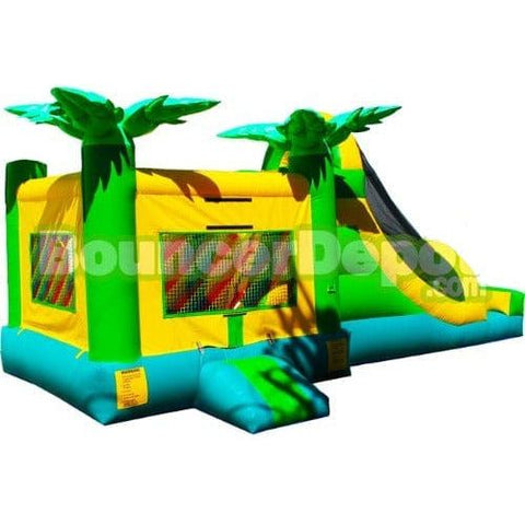 Bouncer Depot Inflatable Bouncers 12'H  Tropical Arena Combo Commercial Moonwalk by Bouncer Depot 12'H  Tropical Arena Combo Commercial Moonwalk by Bouncer Depot 3007D