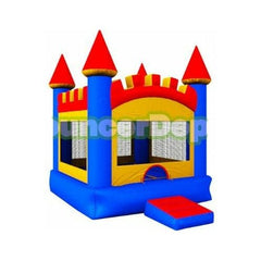 14'H Brick Castle Bounce House by Bouncer Depot