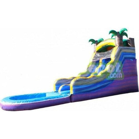 Bouncer Depot Inflatable Bouncers 14'H Lava Tropical Slide by Bouncer Depot 781880221654 2132 14'H Lava Tropical Slide by Bouncer Depot SKU# 2132