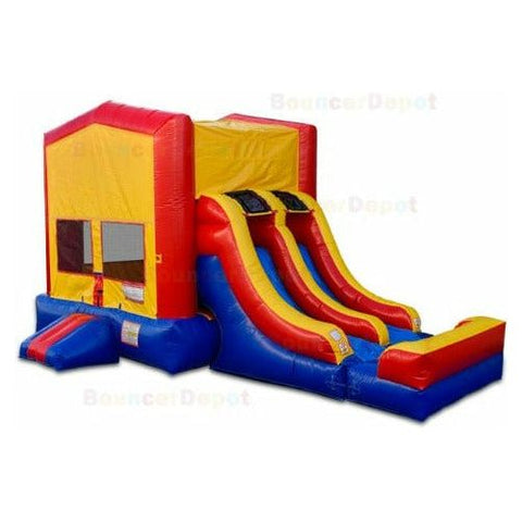 14'H Module Double Lane Slide Combo by Bouncer Depot