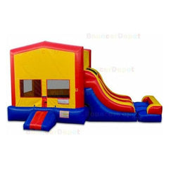 14'H Module Double Lane Slide Combo by Bouncer Depot