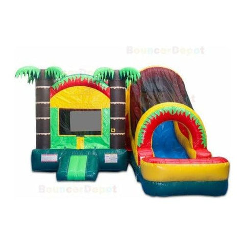 Bouncer Depot Inflatable Bouncers 14'H Tropical Combo Jumpers For Sale by Bouncer Depot 14'H Tropical Combo Jumpers For Sale by Bouncer Depot SKU# 3020D