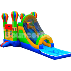 Bouncer Depot Inflatable Bouncers 15'H Hot Air Balloon Combo Slide Pool by Bouncer Depot 781880221371 3006P 15'H Hot Air Balloon Combo Slide Pool by Bouncer Depot SKU# 3006P